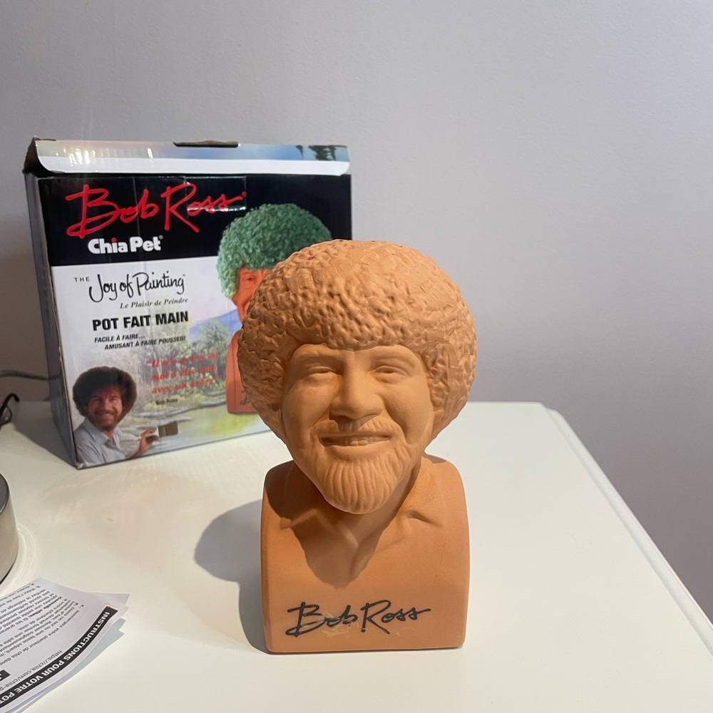 Bob Ross Chia Pet